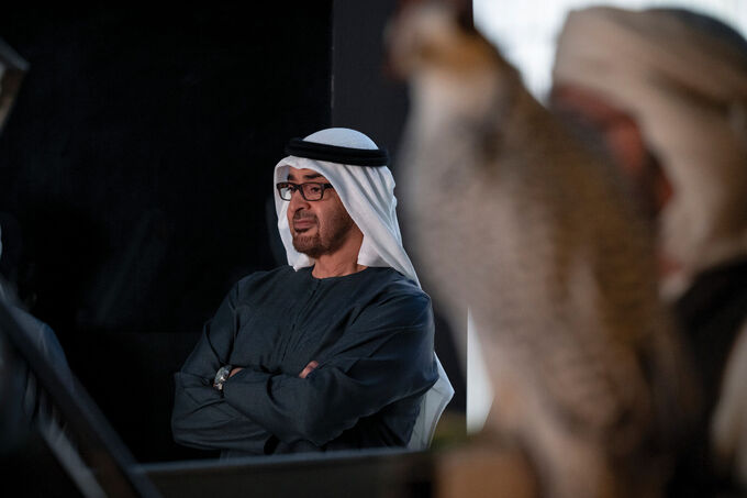 UAE President attends 21st Abu Dhabi International Hunting and Equestrian Exhibition