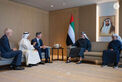 Khaled bin Mohamed bin Zayed meets Starbucks Chairman and CEO