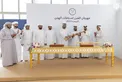 Rashid bin Hamdan bin Mohammed and Mohammed bin Hamdan bin Zayed  award winners of Romooz category race in final round of Al Ain Camel Racing Festival 2025