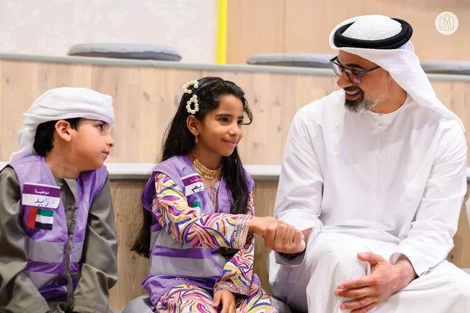 Khaled bin Mohamed bin Zayed visits Supreme Council for Motherhood and Childhood to mark Emirati Children’s Day