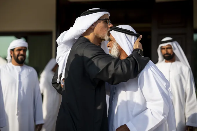 Khaled bin Mohamed bin Zayed offers condolences to family of national duty martyr Saeed Abdalla Alshamsi
