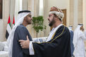 رئيس الدولة يتقبل تعازي حاكمي الشارقة وأم القيوين والممثل الخاص لسلطان عمان في وفاة طحنون بن محمد