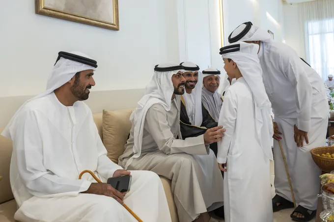 Khalifa bin Tahnoon bin Mohammed attends Jaber Ahmed Al Hameli wedding reception
