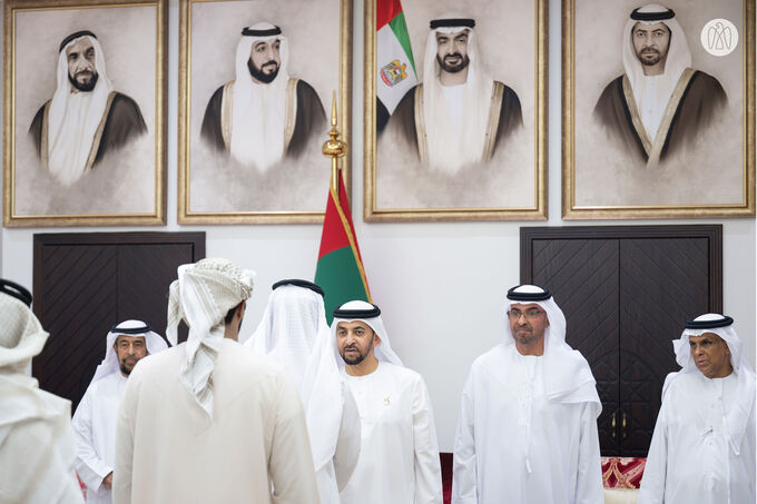 Hamdan bin Zayed receives well-wishers for holy month of Ramadan