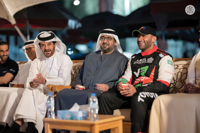 Mohammed bin Hamdan bin Zayed attends 34th Abu Dhabi Desert Challenge