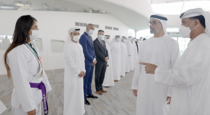 Khaled bin Mohamed bin Zayed welcomes UAE jiu-jitsu heroes and members of Jiu-Jitsu World Championship organising committee