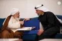 Khaled bin Mohamed bin Zayed visits Abdallah bin Bayyah at his residence in Abu Dhabi 