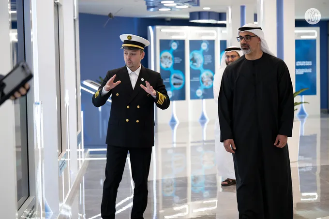 Khaled bin Mohamed bin Zayed tours new headquarters of Abu Dhabi Maritime Academy