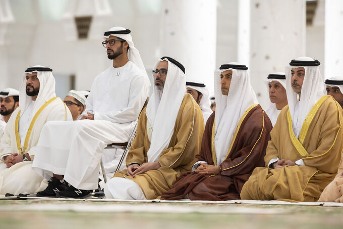 UAE President performs Eid Al Adha prayer at Sheikh Zayed Grand Mosque