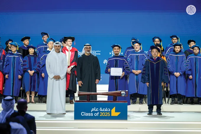 Khaled bin Mohamed bin Zayed attends Mohamed bin Zayed University of Artificial Intelligence 2025 commencement ceremony