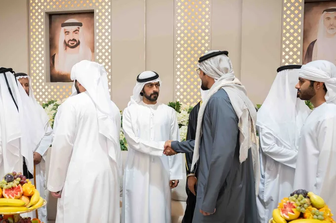 Khalifa bin Tahnoon bin Mohammed attends Ahmed Abdullah Al Ketbi wedding reception