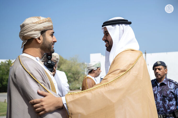 Theyab bin Mohamed bin Zayed meets Oman Minister of Culture, Sports and Youth in Muscat