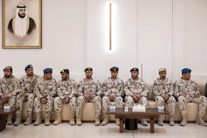 Hazza bin Zayed offers condolences on the passing of national duty martyr Saeed Rashid Al Balushi