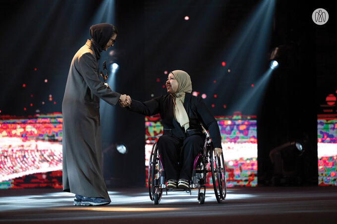 Nahyan Bin Zayed crowns the winners of the seventh Fatima Bint Mubarak Women Sports Award