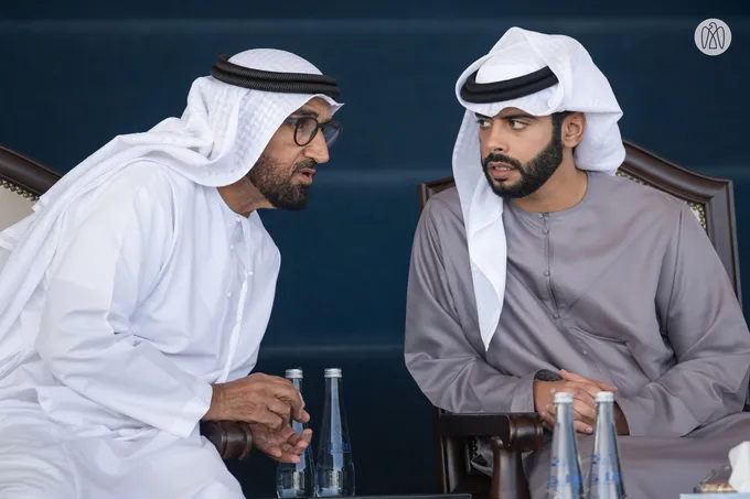 Hazza bin Hamdan bin Zayed honours winners of Al Dhafra Festival Camel Mazayna