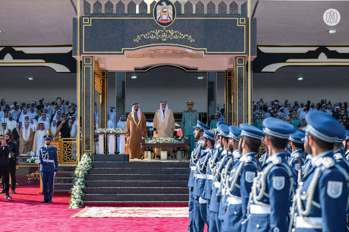 Under the patronage of the UAE President, Khaled bin Mohamed bin Zayed attends Abu Dhabi Police College graduation ceremony