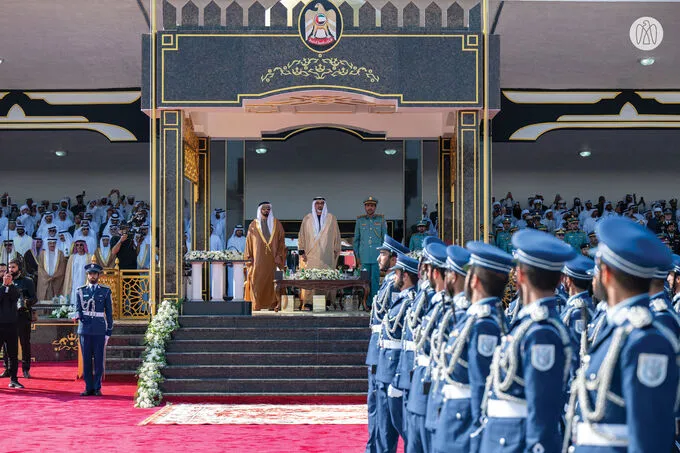 Under the patronage of the UAE President, Khaled bin Mohamed bin Zayed attends Abu Dhabi Police College graduation ceremony