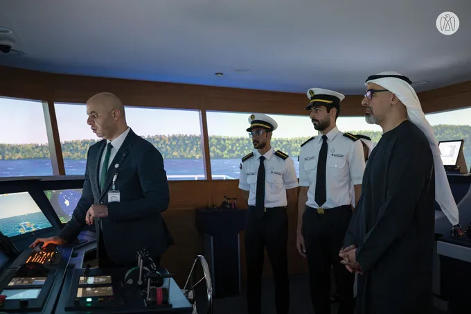 Khaled bin Mohamed bin Zayed tours new headquarters of Abu Dhabi Maritime Academy