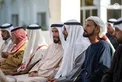Hazza bin Zayed receives sheikhs, officials and citizens at Al Maqam Palace in Al Ain Region