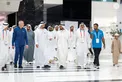 Nahyan bin Zayed and Theyab bin Mohamed bin Zayed attend Open Masters Games Abu Dhabi 2026