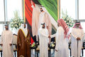 Khalifa bin Tahnoon bin Mohammed attends Mubarak Mohammed bin Qarran Al Mansoori wedding reception