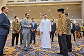Khaled bin Mohamed bin Zayed visits Sheikh Zayed Grand Mosque in Surakarta (Solo), Indonesia, accompanied by His Excellency Joko Widodo, President of the Republic of Indonesia