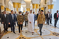 Khaled bin Mohamed bin Zayed visits Sheikh Zayed Grand Mosque in Surakarta (Solo), Indonesia, accompanied by His Excellency Joko Widodo, President of the Republic of Indonesia
