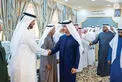 Hazza bin Zayed visits Khalfan Sultan Hudairem Al Ketbi in Al Ain