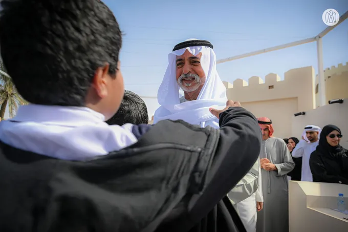 Nahyan bin Mubarak visits Al Dhafra Book Festival 2026