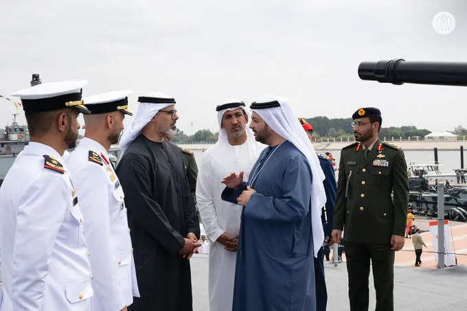 Khaled bin Mohamed bin Zayed attends 2nd day of IDEX and NAVDEX 2025