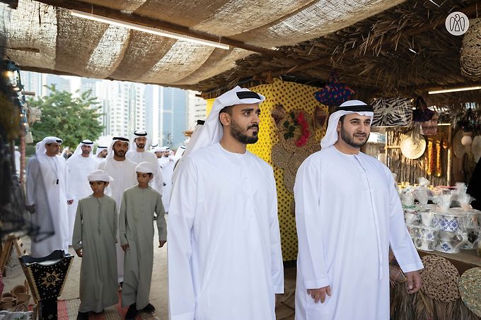 Theyab bin Mohamed bin Zayed visits Al Hosn Festival 2023