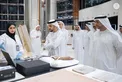 Hamdan bin Zayed visits National Library and Archives