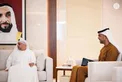 Khaled bin Mohamed bin Zayed meets Chairman and CEO of asset management company State Street