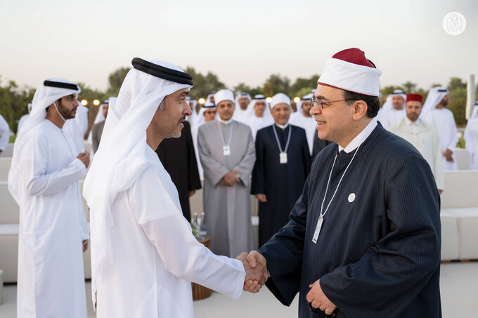 Hazza bin Zayed receives well-wishers for holy month of Ramadan