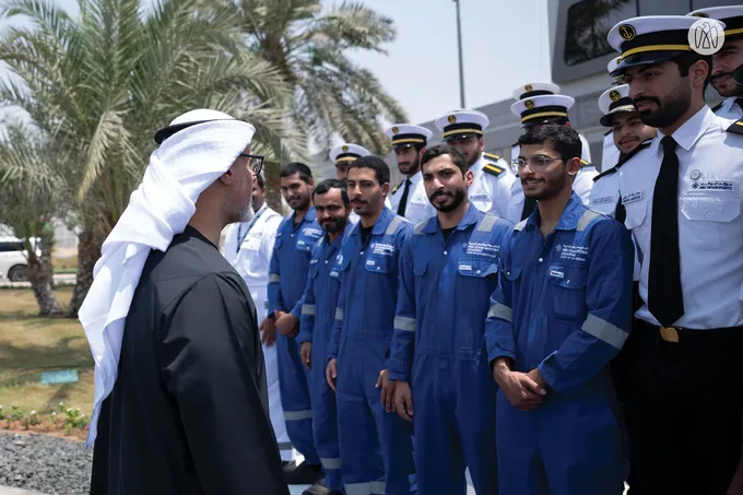 Khaled bin Mohamed bin Zayed tours new headquarters of Abu Dhabi Maritime Academy