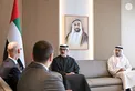 Khaled bin Mohamed bin Zayed meets with National Basketball Association (NBA) Commissioner Adam Silver