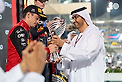 Khaled bin Mohamed bin Zayed Presents F1 Season World Champion Max Verstappen With Winner’s Trophy  