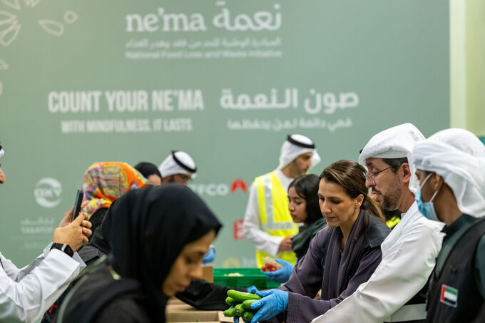 National Food Loss and Waste Initiative, ne'ma reducing food waste and redistributing meals during Ramadan