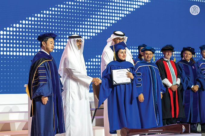 Hamed bin Zayed attends Mohamed bin Zayed University of Artificial Intelligence class of 2023 commencement ceremony