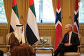 Crown Prince of Abu Dhabi meets with Prime Minister of Norway