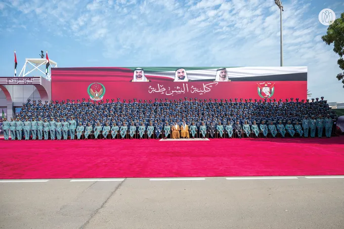 Under the patronage of the UAE President, Khaled bin Mohamed bin Zayed attends Police College graduation ceremony