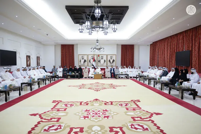 Hamdan bin Zayed receives Al Dhafra citizens and Liwa International Festival 2025 committee