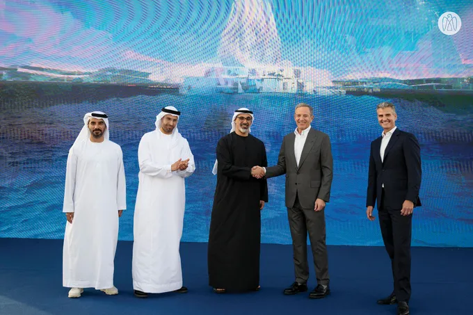 Khaled bin Mohamed bin Zayed witnesses the announcement of Disney Theme Park Resort project on Yas Island, Abu Dhabi