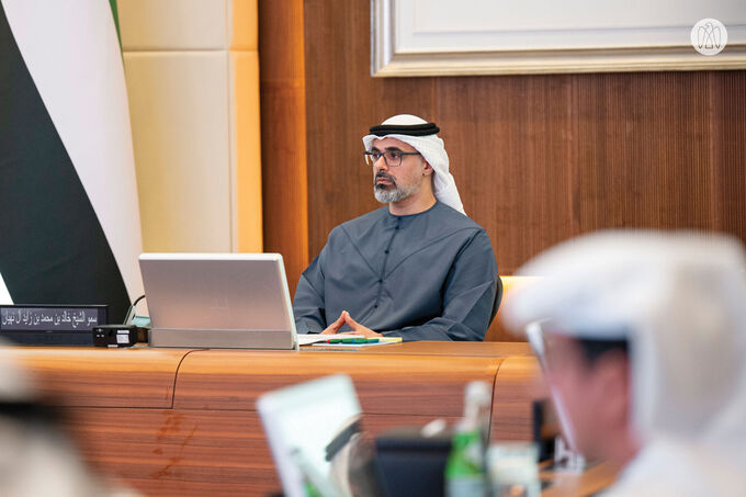 Khaled bin Mohamed bin Zayed chairs meeting of Executive Committee of ADNOC Board of Directors