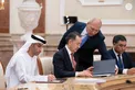 On behalf of the UAE President.. Crown Prince of Abu Dhabi attends Supreme Eurasian Economic Council meeting