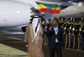On behalf of UAE President, Crown Prince of Abu Dhabi arrives in Addis Ababa to attend World Without Hunger Conference