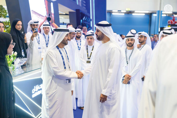 Theyab bin Mohamed bin Zayed visits ADIPEC 2023