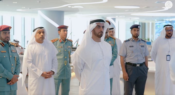 Sheikh Saif bin Zayed Al Nahyan Visits ADNOC to Inspect Panorama Digital Command Center