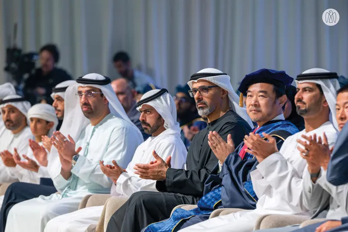Khaled bin Mohamed bin Zayed attends Mohamed bin Zayed University of Artificial Intelligence 2026 commencement ceremony