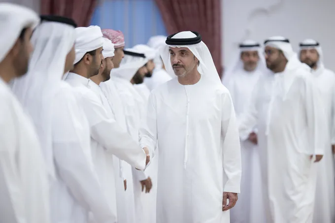 Hazza bin Zayed offers condolences on the passing of Hareb Mohamed bin Hatha Al Ketbi